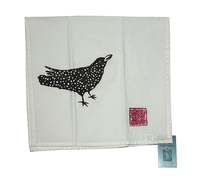 Raven Cotton Kitchen Towel